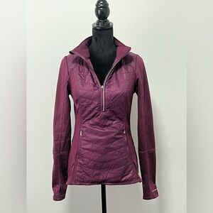 Champion Women's C9 Duo Dry Venture Warm Burgundy Quilted Jacket size S/P